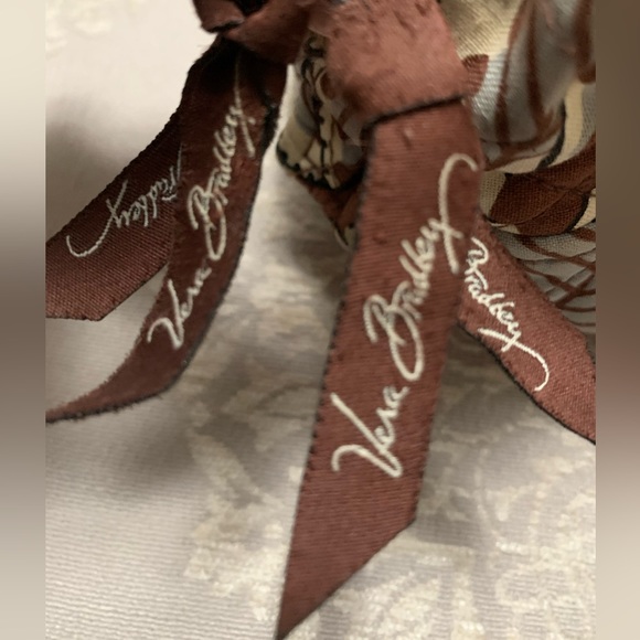 Vera Bradley Brown and Blue Floral purse - Picture 4 of 6